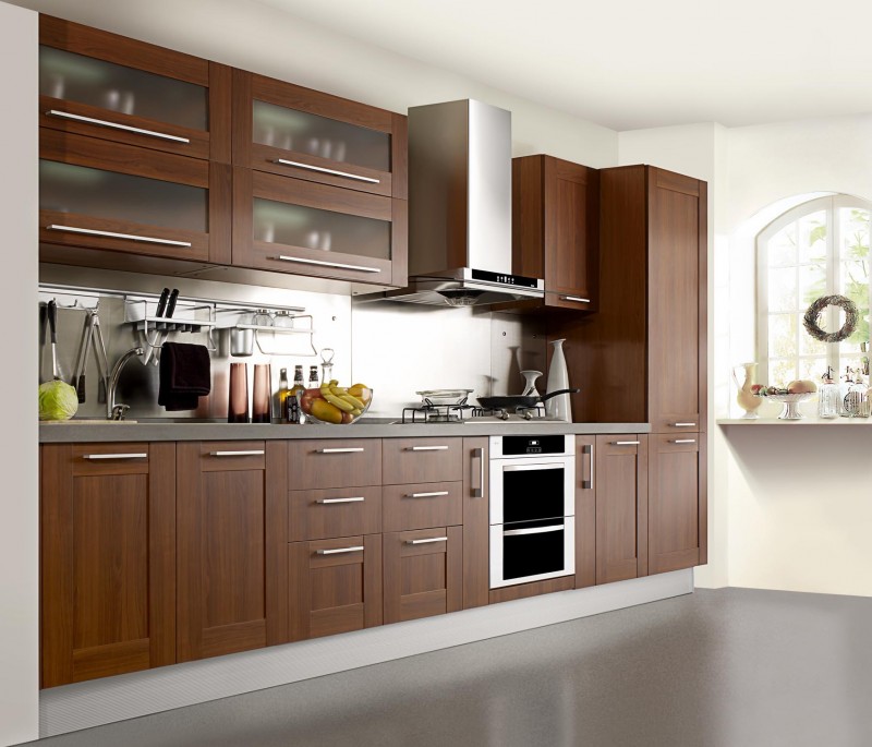 Tủ bếp Veneer 010